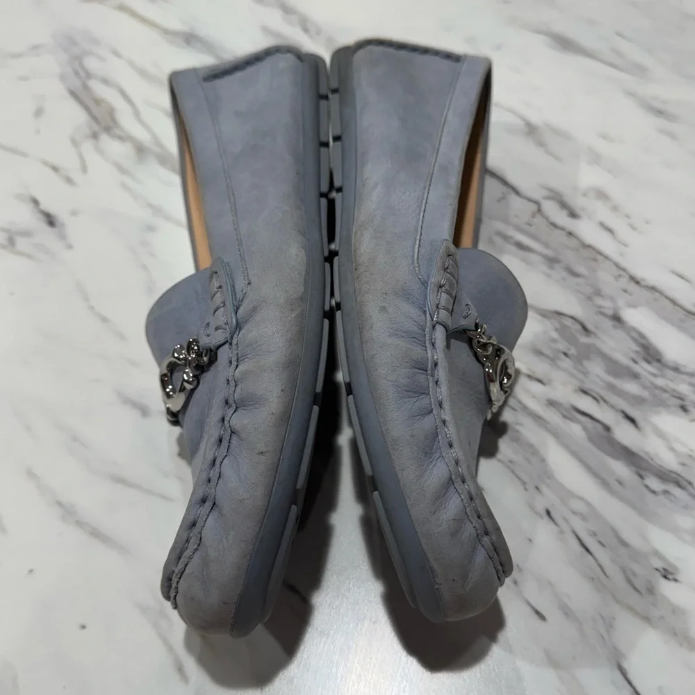 COACH Women’s Maegan Driver Loafer -‎ Bluebell/ Blue 9.5B - Picture 3 of 10